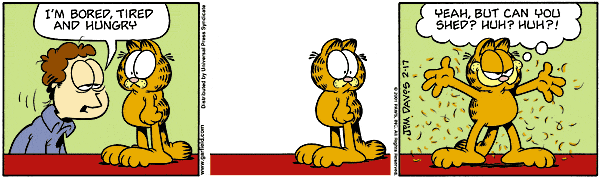 Garfield comparse; Actual size=240 pixels wide